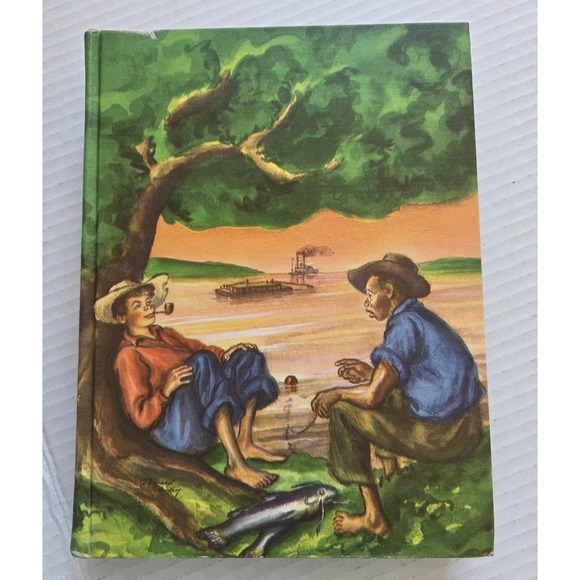 Other - The Adventures of Huckleberry Finn Illustrated Junior‎ Library Edition 1948